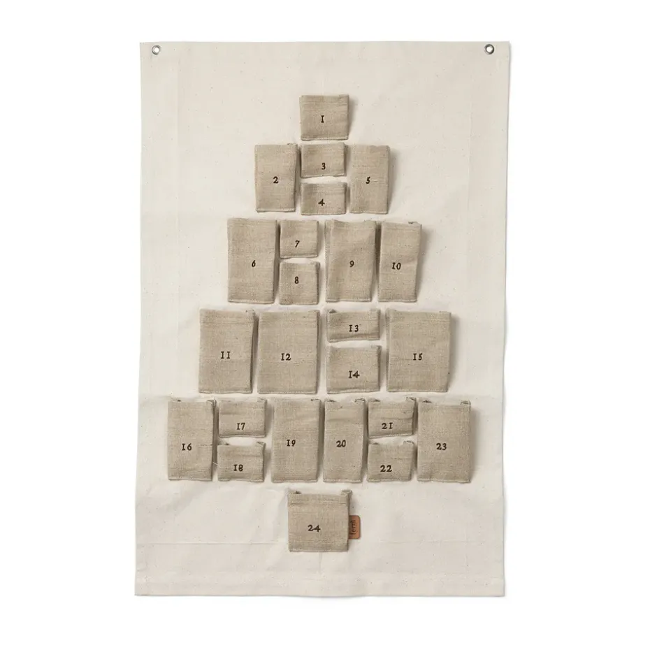 Pine advent calendar, Mini, 50x69 cm