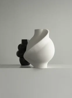 Pirout vase 02 42 cm, Raw White