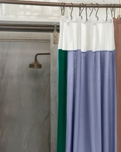 Pivot shower curtain 180x200 cm, Blue