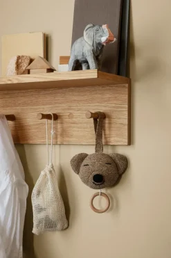 Place Rack hooks and shelf oak, Small