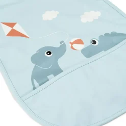 Playground bib with velcro, Blue