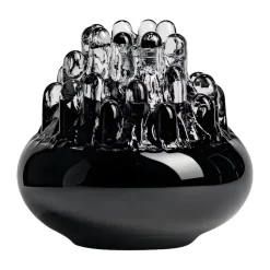 Polar candle holder 200 mm, Black