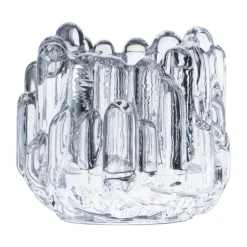 Polar candle holder 86 mm, Clear