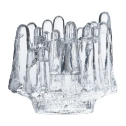 Polar candle holder 112 mm, Clear