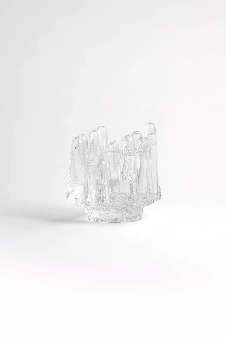 Polar candle holder 112 mm, Clear