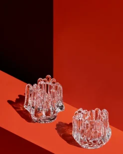Polar candle holder 112 mm, Clear