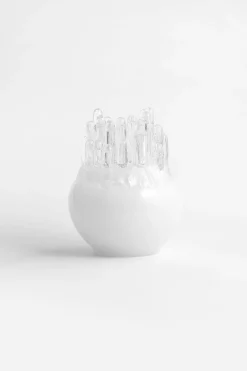 Polar candle holder 190 mm, White
