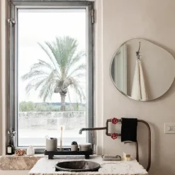 Pond Mirror, Dark chrome, xl