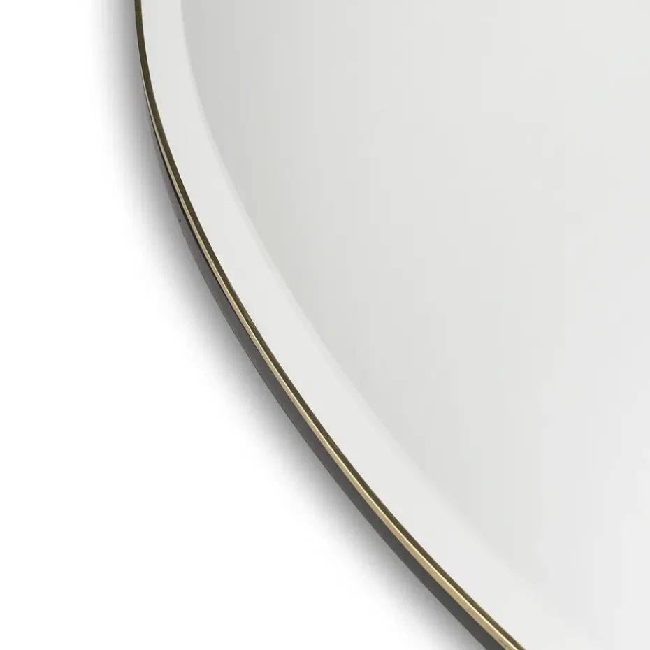 Pond mirror extra large, brass