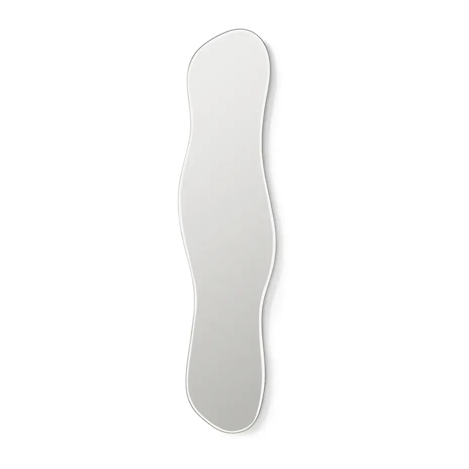 Pond mirror full size, Dark chrome