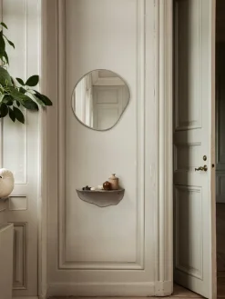 Pond mirror, Small dark chrome