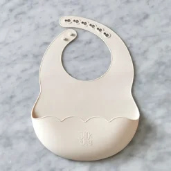 Poppy bib, Cream