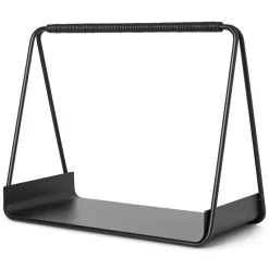 Port firewood basket, black
