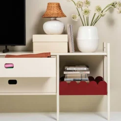 Portal side unit 67 cm, Off-white