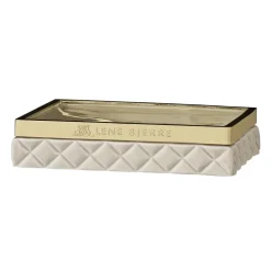 Portia soap dish, camel-gold