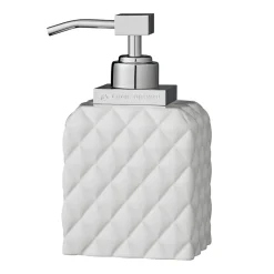 Portia soap dispenser, white-silver