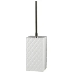 Portia toilet brush, Vit-silver