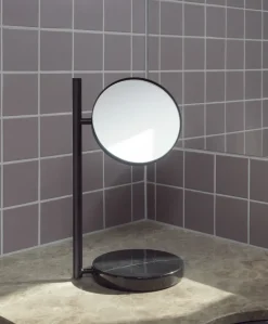 Pose table mirror double-sided, Black