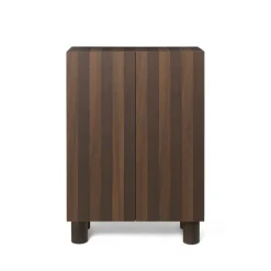 Post cabinet, Oak smoked. with doorar