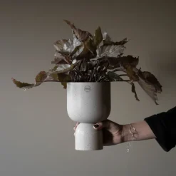 Post flower pot Ø13 cm, mole dot
