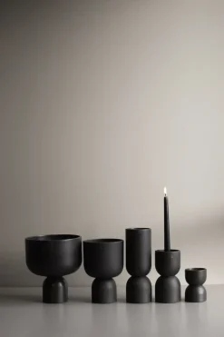 Post tea light holder, Cast iron