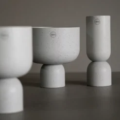 Post vase 23 cm, mole dot