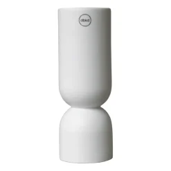 Post vase 23 cm, White