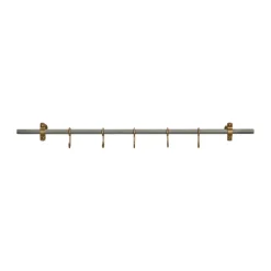 Presentation clothes hanger, Silver finish