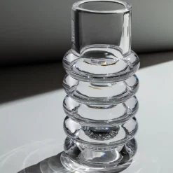 Press Stem vase, clear