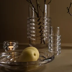 Press Stem vase, clear