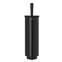 Profile toilet brush with wall mounting, black
