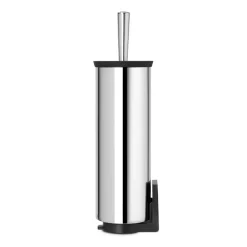Profile toilet brush with wall mounting, brilliant steel