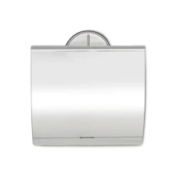 Profile toilet roll holder, brilliant steel