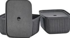 Pulp storage box 23x32 cm 2-pack, Black