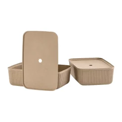 Pulp storage box 32x48 cm 2-pack, Natural Brown
