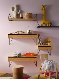 Pythagoras shelf, oak