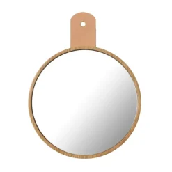Q5 Allé mirror to hook, Oak nature lacquered