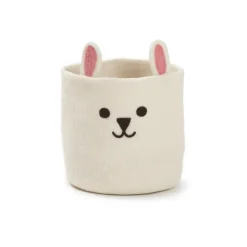 Rabbit basket Ø20 cm, White