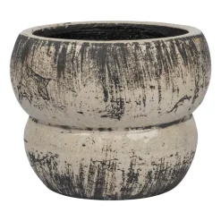Raw flowerpot Ø17 cm, Off-white