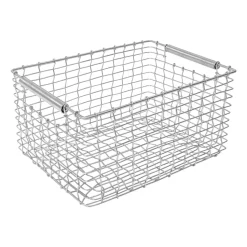 Rectangular 19 storage basket, Acid-resistant steel