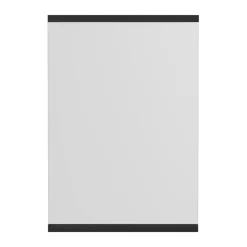 Rectangular wall mirror 30x40 cm, Black