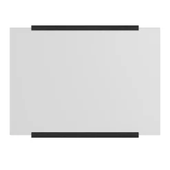 Rectangular wall mirror 30x40 cm, Black