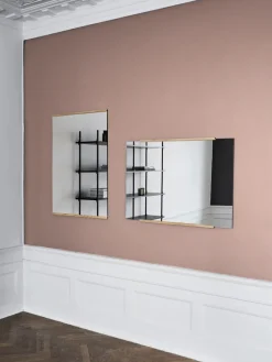 Rectangular wall mirror 70x100 cm, Oak