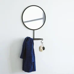 Reflection wall mirror, black
