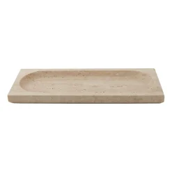 Regina saucer travertine, 16x40 cm