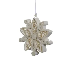 Regular Flake snowflake white, large Ø12.5 cm