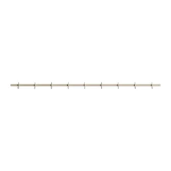 Relief hook rack large 123 cm, Beige