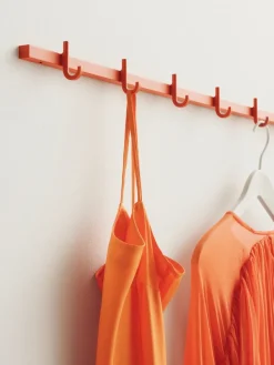 Relief hook rack large 123 cm, Orange