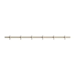 Relief hook rack medium 82 cm, Beige