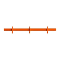 Relief hook rack small 41 cm, Orange
